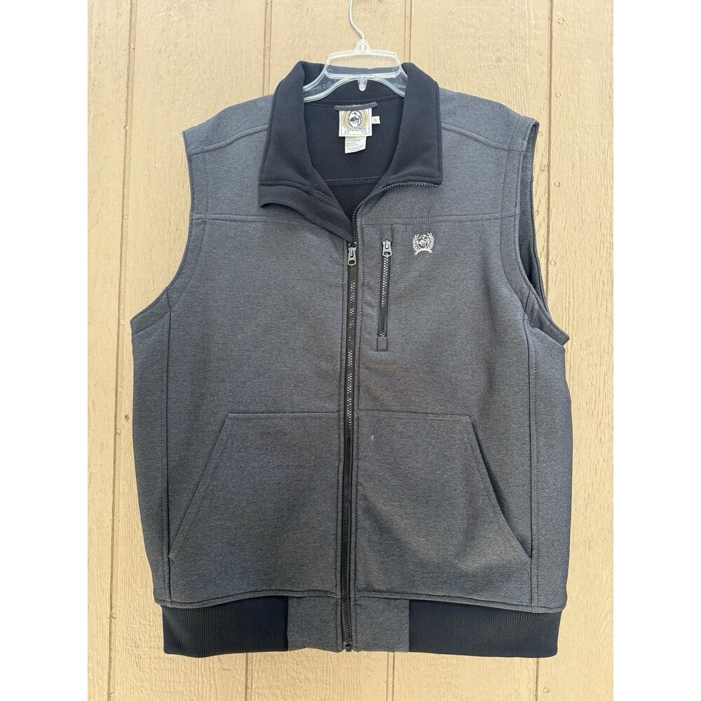 CINCH Men's Dark Gray Textured Bonded Concealed Carry Vest Size XL